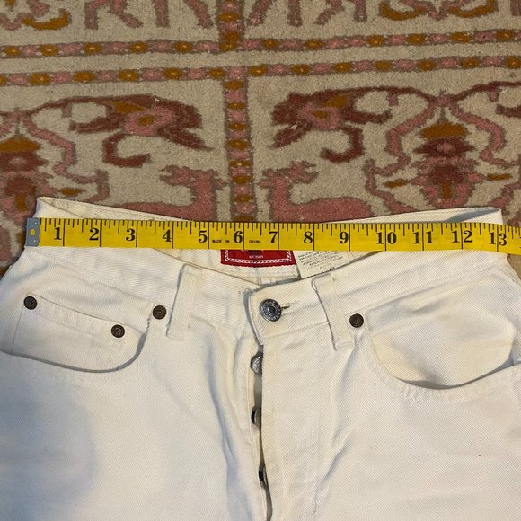 Vintage White High Waisted Shorts - Picture 4 of 6